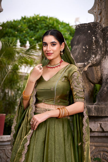 Subtle Glam Fendi Lehenga Set