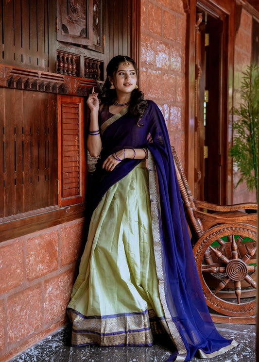 Soft Drape Traditional Shine Lehenga