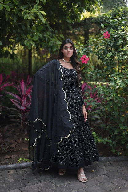 Glam Multi Viscose Gown - Gracious You