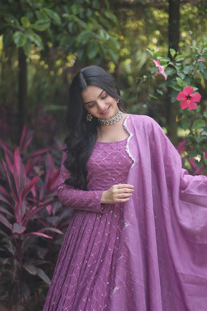 Glam Multi Viscose Gown - Gracious You