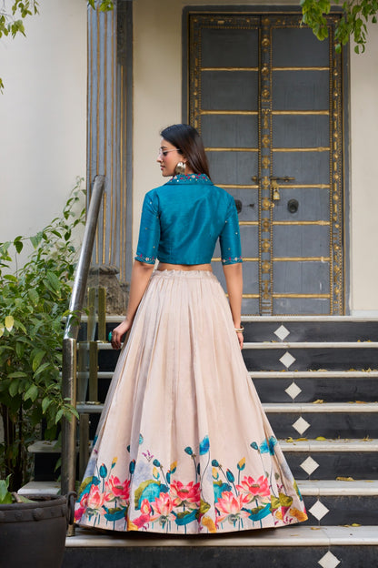 Effortless Chic Floral Co-ord Set Lehenga