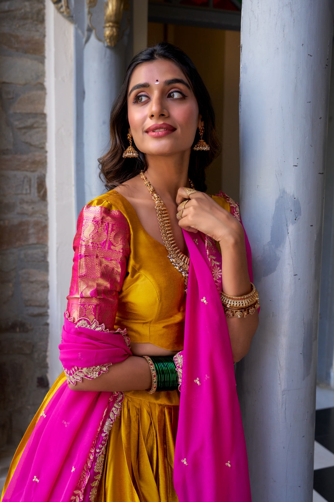 Graceful South Indian Lehenga Set