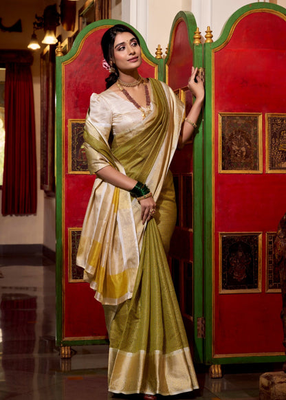 Festive Shine Zari Work Saree