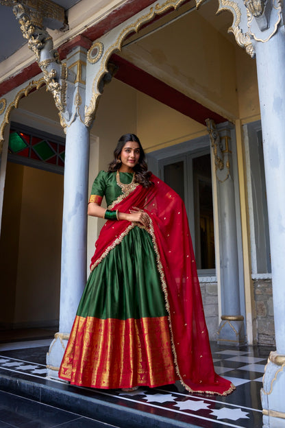 Graceful South Indian Lehenga Set
