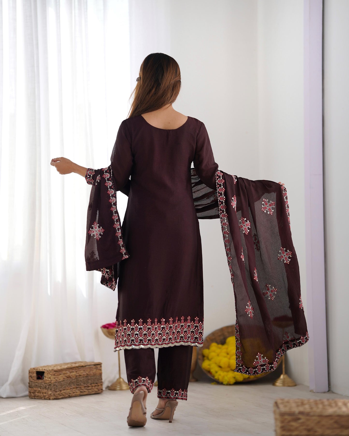 Summer Ease Embroidered Kurta Set
