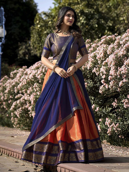 Cultural South Indian Half Saree