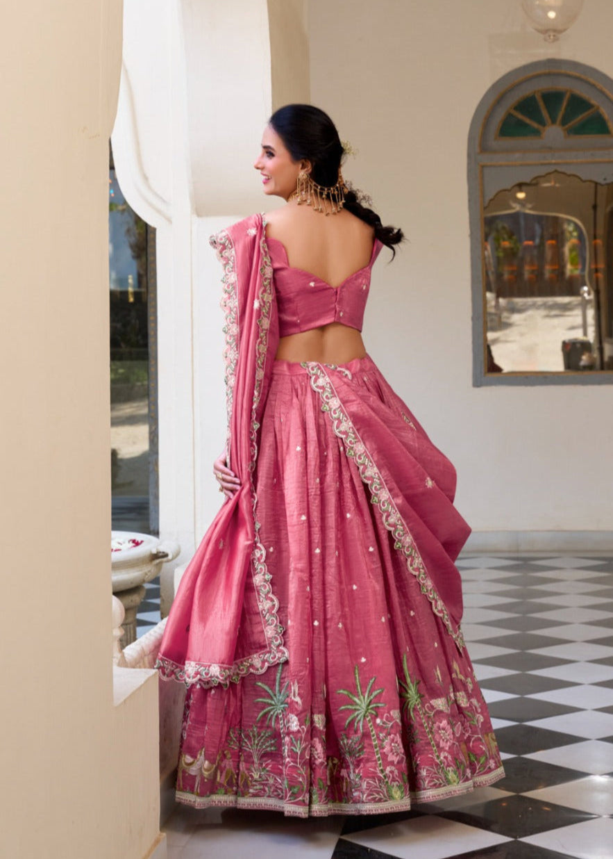 Sunkissed Glory Embroidered Lehenga
