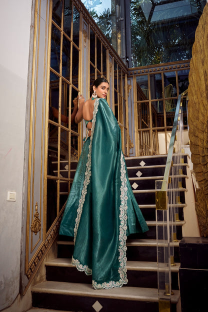Softly Shining Gold Crush Lehenga Collection