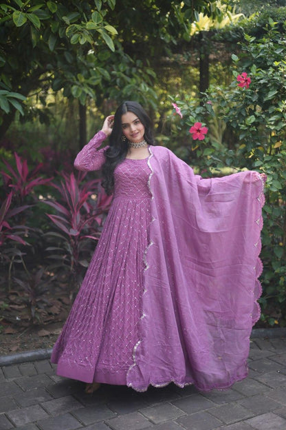 Glam Multi Viscose Gown - Gracious You