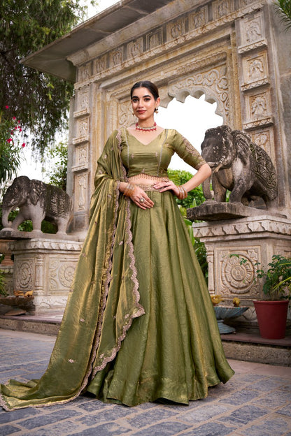 Subtle Glam Fendi Lehenga Set