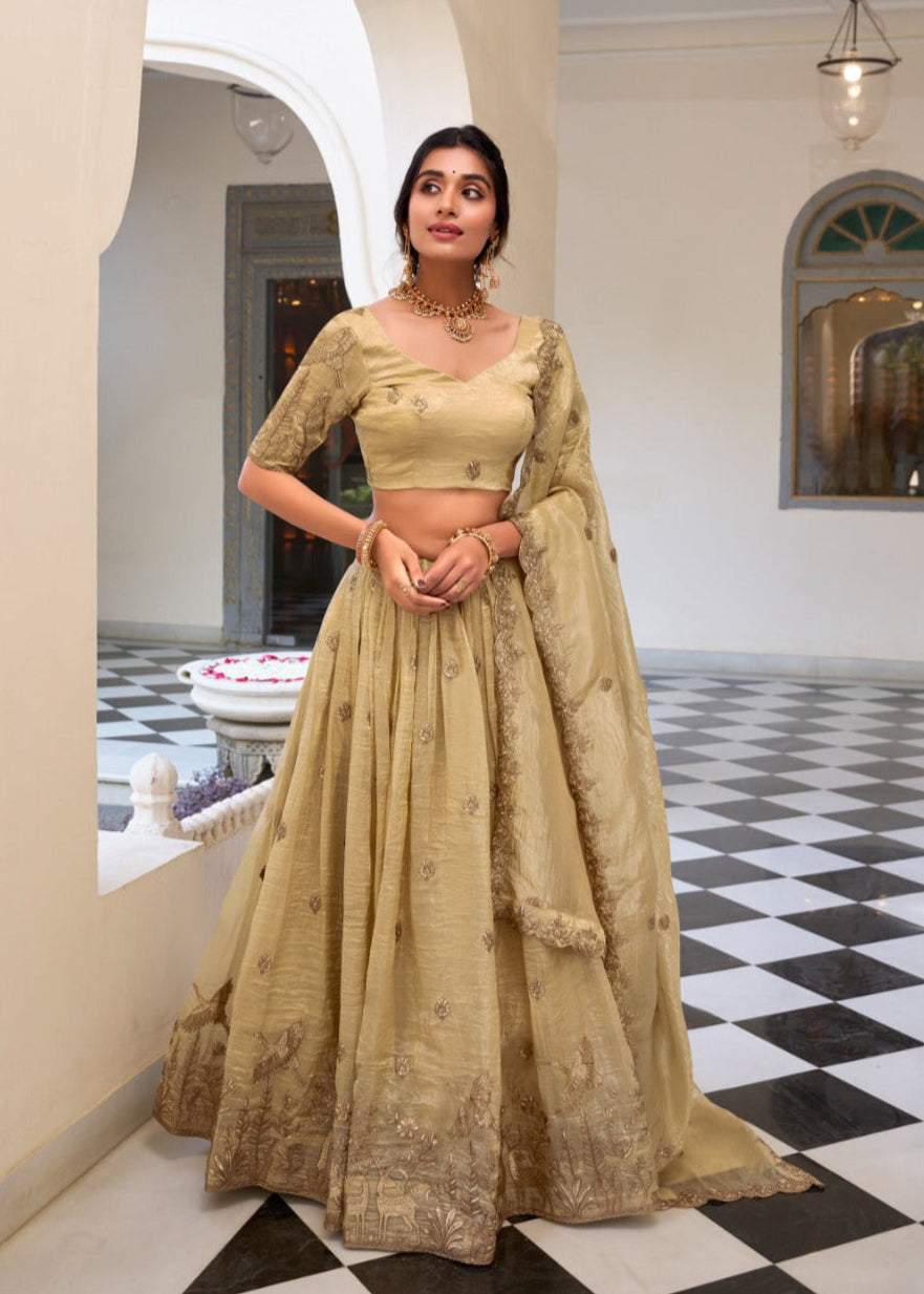 Sunkissed Glory Embroidered Lehenga